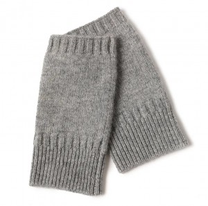 reka bentuk tersuai lelaki musim sejuk rajutan sarung tangan kasmir tanpa jari sarung tangan wanita bulu fesyen comel hangat mewah sarung tangan separuh jari