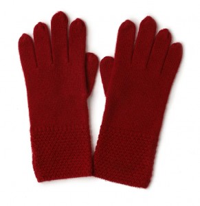 custom cashmere winter full finger gloves fashion knit warm luxury smart magic woolen plain women hand gloves
