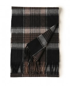 2021 የክረምት ሴቶች አንገት ሞቅ ያለ ቼክ 100% cashmere scarf ብጁ አርማ ዲዛይነር ብራንድ የቅንጦት ወንዶች cashmere Tartan scarves