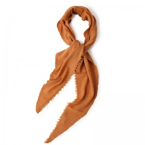 vintertrekant 100% ægte kashmir tørklæde langt kvinder blød strik luksus elegant sød dame almindeligt tørklæde sjal