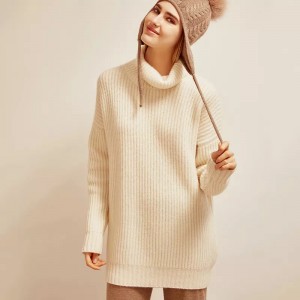 plus size vinter varm damegenser turtle neck dame jenter lang stil strikket cashmere genser genser