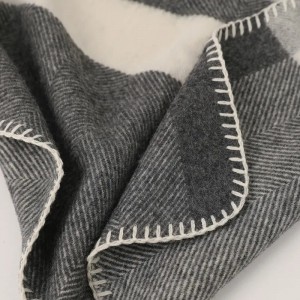 2022 роскошное мягкое флисовое шерстяное одеяло зимнее женское мужское клетчатое оверсайз кашемировый шерстяной шарф шаль для женщин