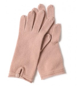 Guantes de invierno lisos de Cachemira de cabra pura de 100% bonitos a la moda de dedo completo personalizados guantes de Cachemira de lujo para mujer cálidos de invierno tejidos