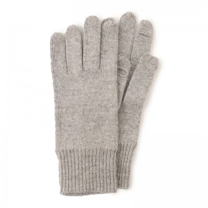Etichette personalizzate Guanti caldi invernali di nuovo arrivo guanti unisex in lana solida lavorati a maglia guanti di lana da uomo e da donna
