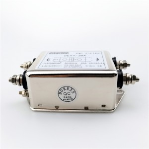 DEA4 series High-Attenuation Type Single-Phase EMI Filter——rated current 3A-20A