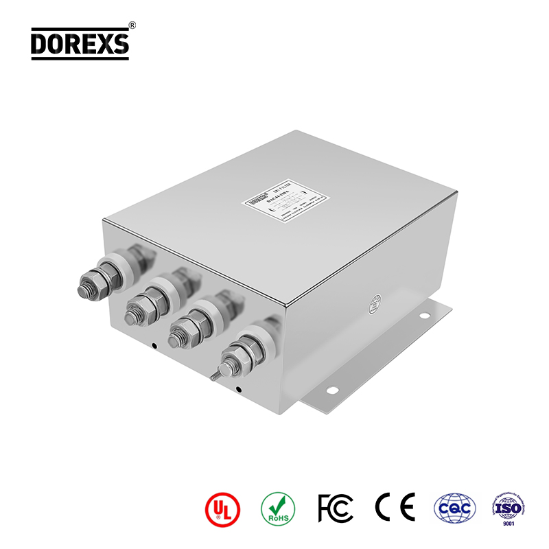Серія DAC44 3-фазного 4-лінійного фільтра EMI Power Noise Filter– Номінальний струм: 100A–200A Показане зображення