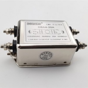 DBA4 Compact Multipurpose Type EMI Filter——Rated Current 10A-30A