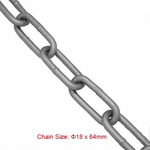 Fishing Chains - 18 * 64mm DIN763, DIN764, DIN766 Aquaculture Mooring Chain