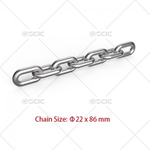 ตัวอย่างฟรีสำหรับ China Heavy Duty Rivetless Drop Forged Chain X458 Chain Carbon Steel Chain และ Forged Link Chain Steel Detachable Chain for Conveyor Painting Line Chain System
