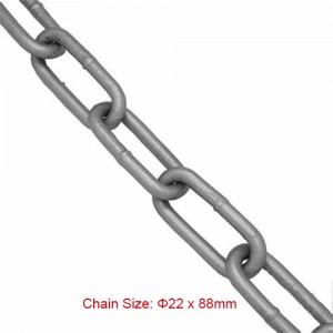 Fishing Chains – 22*88mm DIN763, DIN764, DIN766 Aquaculture Mooring Chain