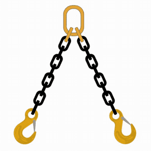 Grade 80 (G80) Chain Slings – Dia 28mm EN 818-4 Single Leg Chain Sling