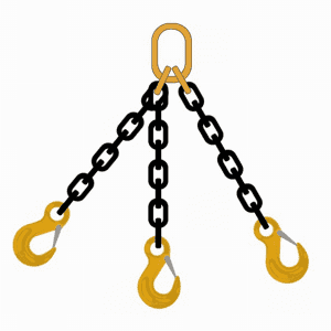 Grade 80 (G80) Chain Slings – Dia 36mm EN 818-4 Single Leg Chain Sling
