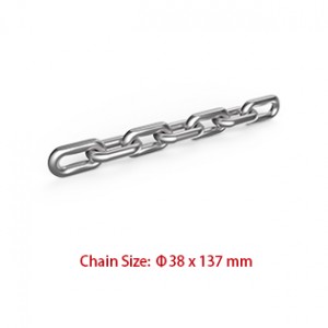 Rudarski lanci – 38*137 mm DIN 22255 lanac s ravnom karikom