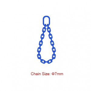 Grade 100 (G100) Chain Slings – Diaya 7mm EN 818-4 Walay Katapusan nga Sling Usa ka Bati