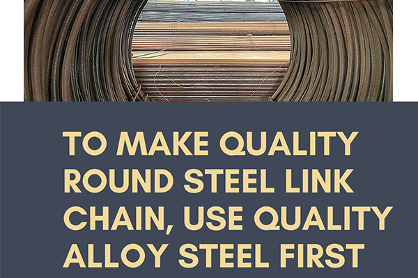 Якісна легована сталь виготовляє якісний сталевий круглоланковий ланцюг