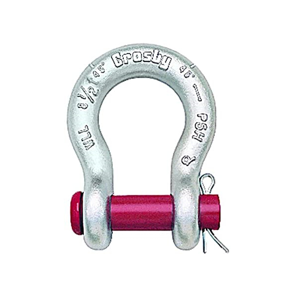 G-213 round pin anchor shackle