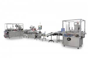 High-speed automatic carton making and input production line