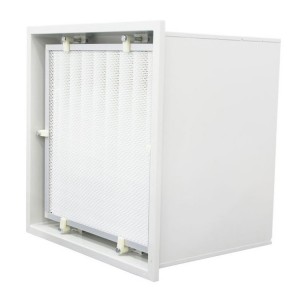 produto Caixa de filtros HEPA H14 estándar de subministración de aire para salas limpas (1)