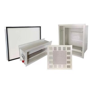 produto Caixa de filtros HEPA H14 estándar de subministración de aire para salas limpas (4)