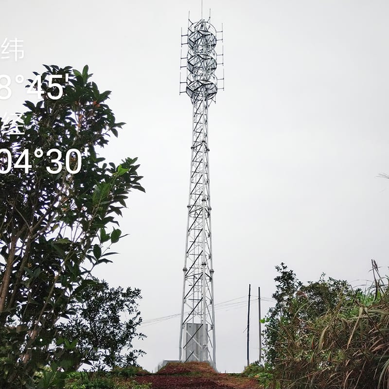 Three Tube Tower, Communication Tower, Made By Sichuan Taiyang Company Featured Image