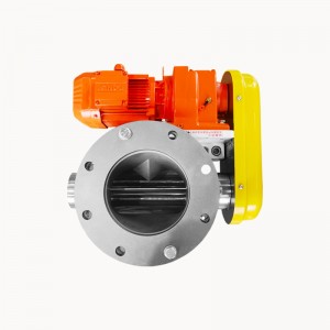 Outbearing Round Inlet & Outlet Airlock Rotary