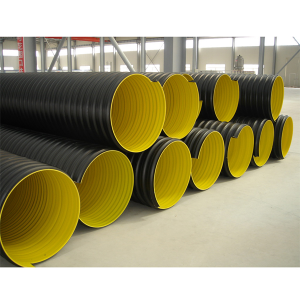 SN8 SN12.5 SN16 HDPE Double Wall Corrugated Drainage Pipe