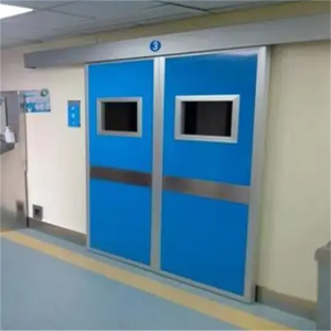 Ușă de spital de vânzare fierbinte ușă metalică din oțel inoxidabil ușă glisantă electrică