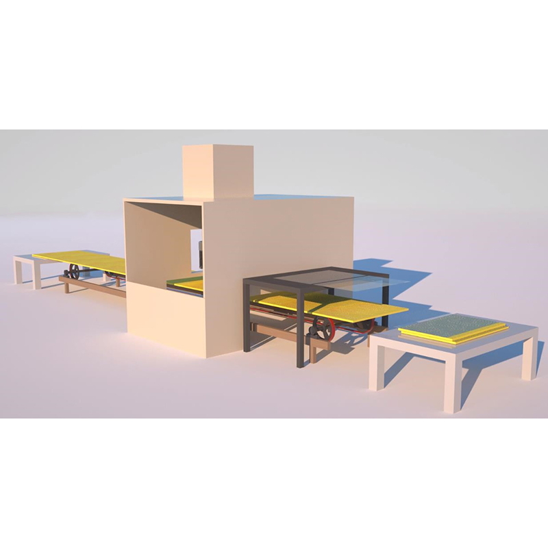 Fiberglass mat sticking machine Featured Image