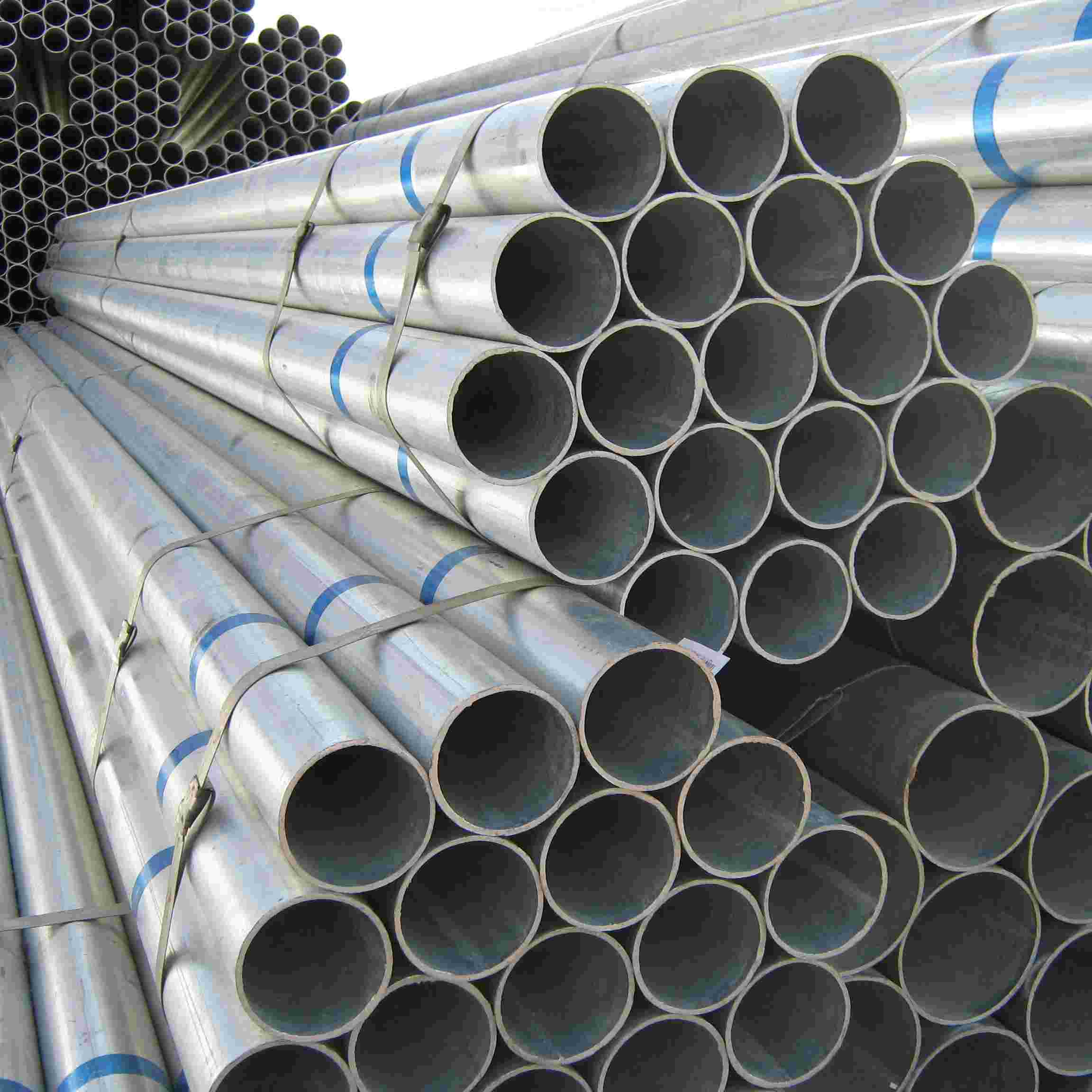 Hot dip galvanized steel pipe low pressure fluid pipeline Q235 A106 A53 Featured Image