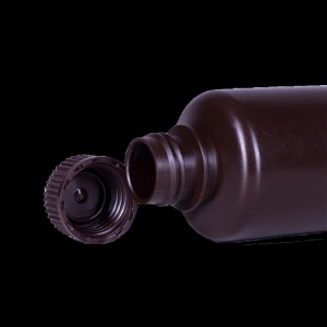 plastreagensflaskor, PP, smal mun, 30ml~1000ml, brun