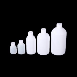 plastreagensflasker, HDPE, smal munn, 30 ml ~ 1000 ml, hvit