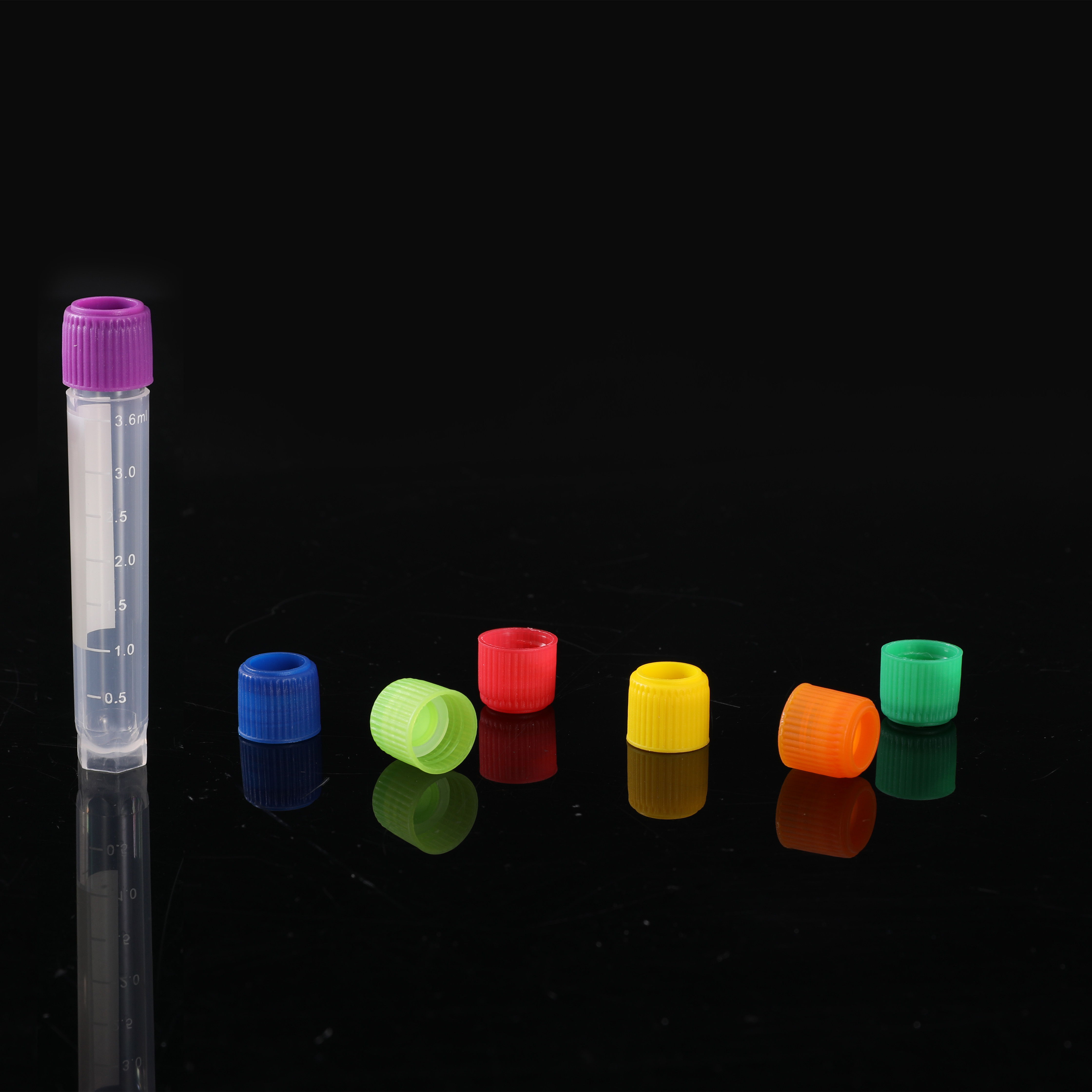 cryo vials, daskarewa tube, waje threaded, 1ml/2ml/3ml/4ml/5ml