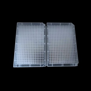 384 Square Jin Well Plate 240ul V-isalẹ Nucleic Acids Extraction