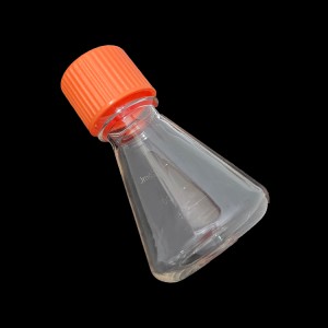 Erlenmeyer-flesse, 125 ml, geventileerde dop
