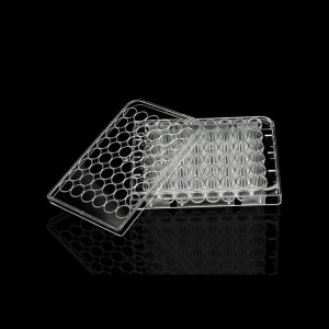 Pllakë e kulturës qelizore, 48 puse, transparente