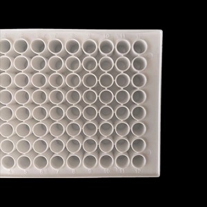 plaque de culture cellulaire, 96 puits, blanche