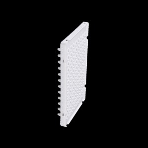 Placa PCR, 96 pocillos, 0,1 ml, color blanco, media falda