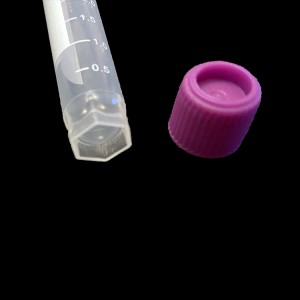 vials cryogenic, 4ml, threaded éksternal, tube katirisan
