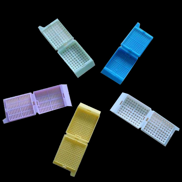 Embedding kasèt jetab histoloji plastik byopsi tisi