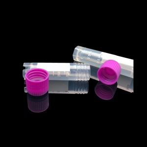 Flacons cryogéniques à filetage externe de 2 ml, tube de congélation