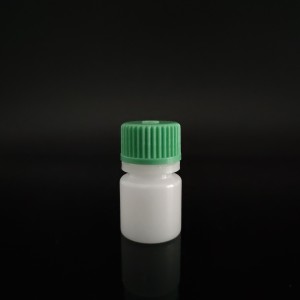 Botol Reagen HDPE/PP Dengan Penutup Berwarna-warni, Mulut Lebar/Mulut Sempit