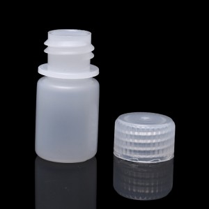 botol reagen plastik, HDPE, mulut lebar, 8ml ~ 1000ml, putih