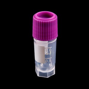 kryogene vials, 1ml, eksterne threaded, freezing tube