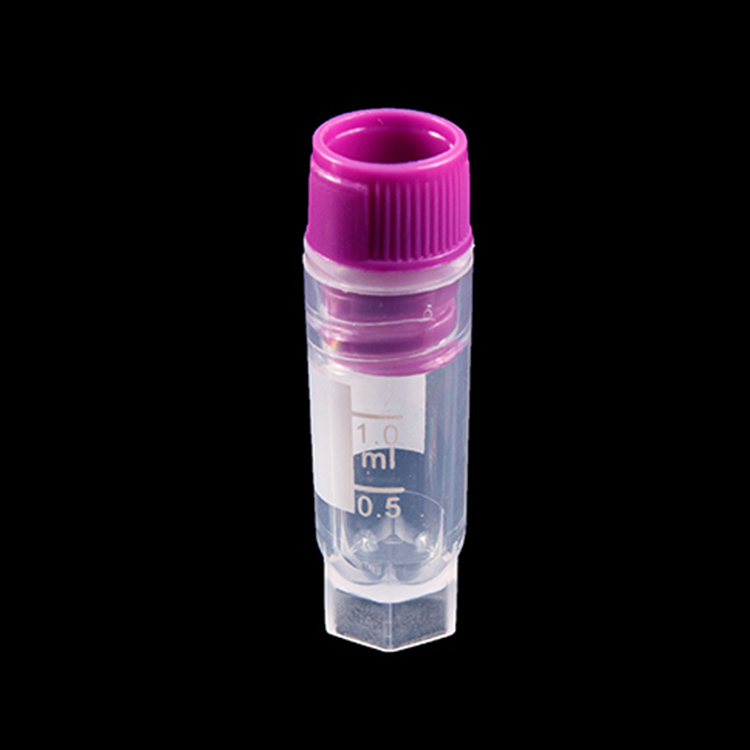 flacons cryogéniques, 1 ml, filetage interne, tube de congélation