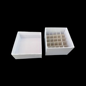 Caixa de armazenamento criogênica de papelão com 25 poços, 5×5