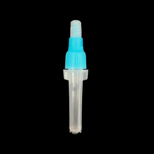 tubo de extração de amostragem, tampa de rosca, azul claro, 2ml