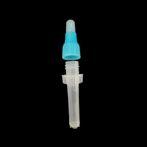 sampling extraction tube, screw cap, light blue, 2ml