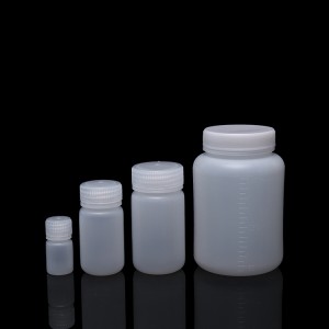 Flaconi reagenti a bocca larga bianca marrone chiaro da 8 ml PP/HDPE PP/HDPE