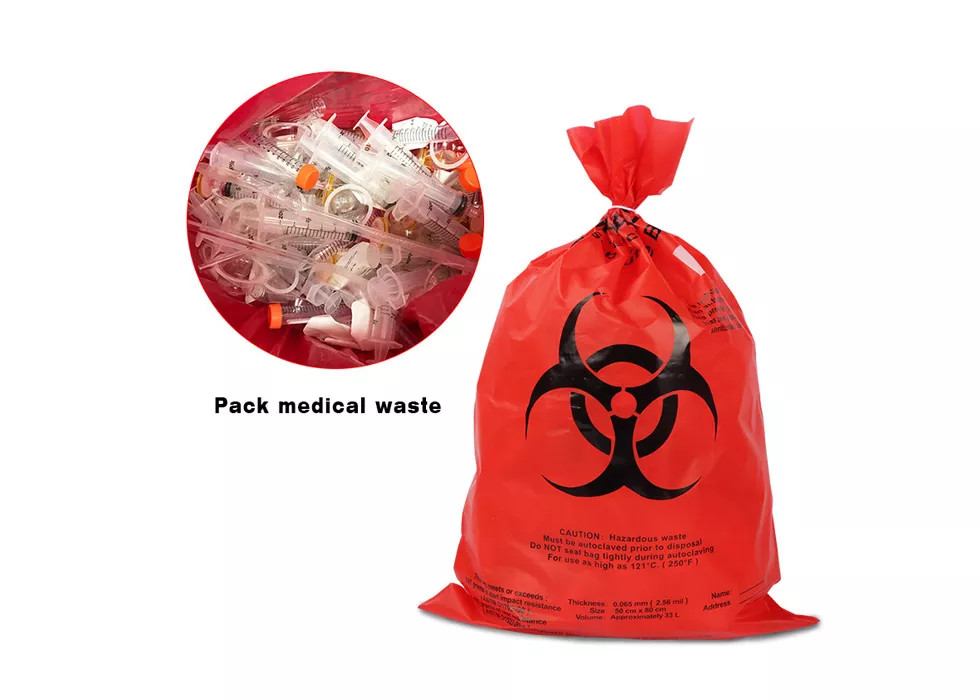 Quais são as diferenças entre sacos de lixo médicos e sacos de lixo comuns?