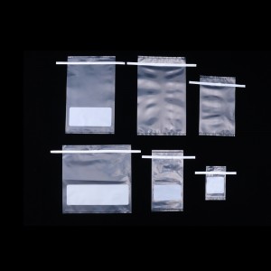 Лабораторные пластиковые стерильные мешки для отбора проб с проволокой